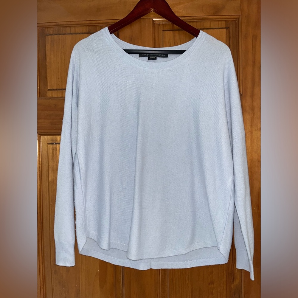 FRENCH CONNECTION LIGHT BLUE SWEATER-M
